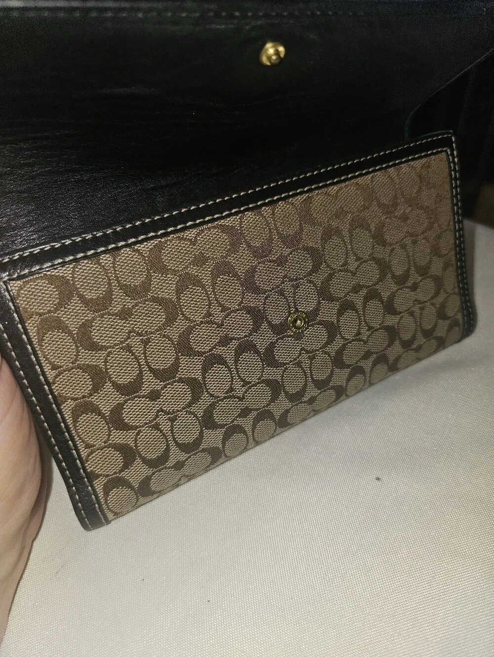 Coach trifold wallet